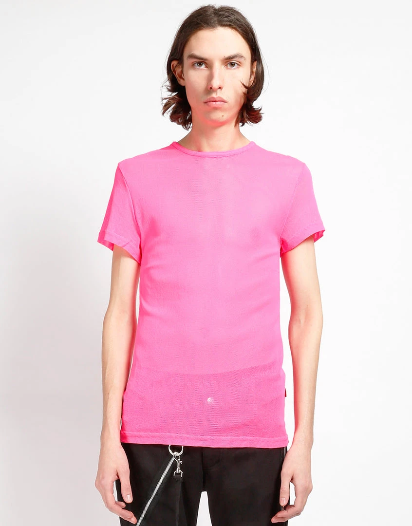 Trippnyc.com Women SHORT SLEEVE FISHNET PINK 5 Trippnyc.com Women SHORT SLEEVE FISHNET PINK