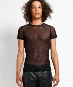 Trippnyc.com Women SHORT SLEEVE FISHNET BLACK 12 Trippnyc.com Women SHORT SLEEVE FISHNET BLACK