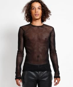Trippnyc.com Men LONG SLEEVE FISHNET