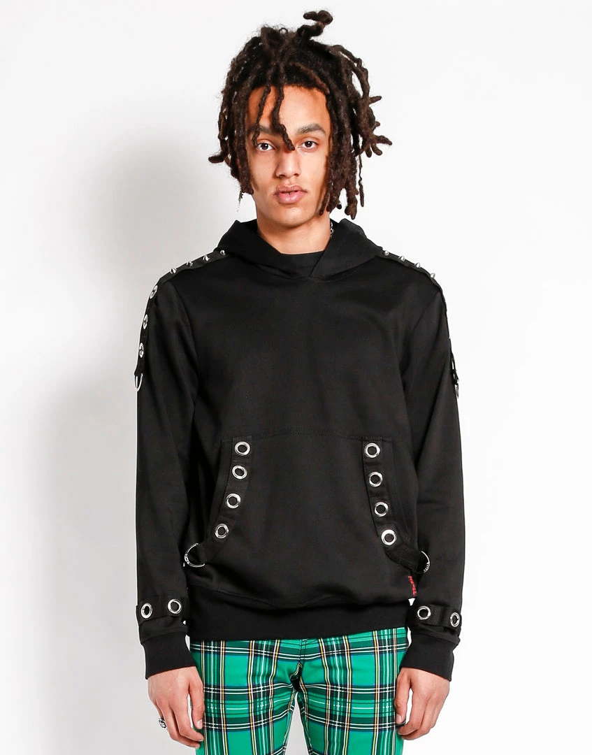 Trippnyc.com PULLOVER GROMMET HOODY Men 1 Trippnyc.com PULLOVER GROMMET HOODY Men