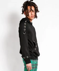 Trippnyc.com PULLOVER GROMMET HOODY Men 6 Trippnyc.com PULLOVER GROMMET HOODY Men