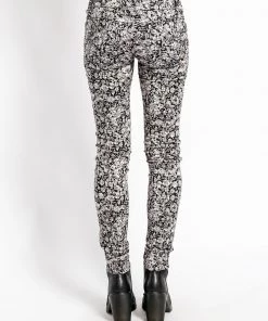 Trippnyc.com GREY SHADOW FLOWER SKINNY