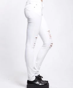 Trippnyc.com KNEE SLIT JEAN Women