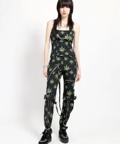 Trippnyc.com BONDAGE PANT GRASS Women