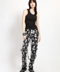 Trippnyc.com BONDAGE PANT SKULL