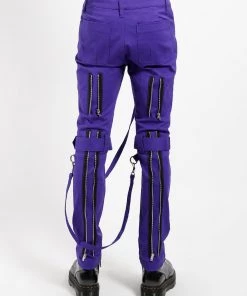 Trippnyc.com Women BONDAGE PANT PURPLE