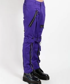 Trippnyc.com Women BONDAGE PANT PURPLE