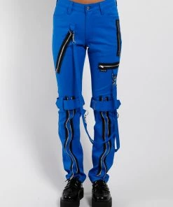 Trippnyc.com BONDAGE PANT TURQUOISE Women
