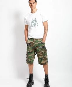 Trippnyc.com PUNK SHORT GREEN CAMO