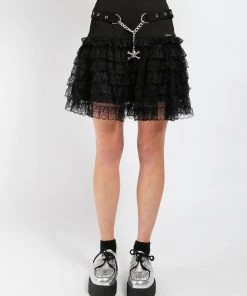 Trippnyc.com Women LACE TO LACE SKIRT