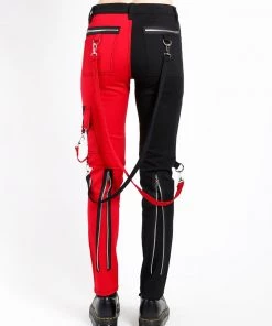 Trippnyc.com SPLIT LEG RAGE PANT RED