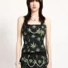 Trippnyc.com MARY CHAIN CORSET GRASS Women