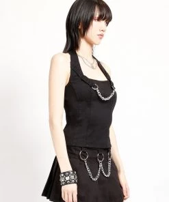 Trippnyc.com MARY CHAIN CORSET BLACK