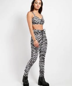 Trippnyc.com ZEBRA EXTRA CROP TOP