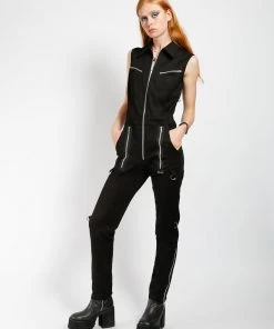 Trippnyc.com Women ALL YOU CAN BE JUMPSUIT BLACK
