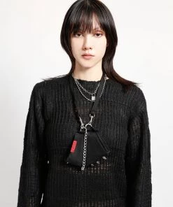 Trippnyc.com Women SPIKE & CHAIN FACE COVER