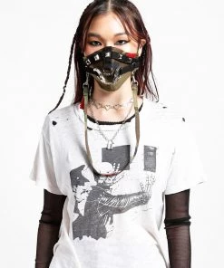 Trippnyc.com Women MINI CUFF FACE COVER CAMO