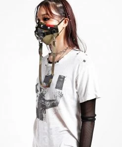 Trippnyc.com Women MINI CUFF FACE COVER CAMO