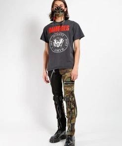 Trippnyc.com Women MINI CUFF FACE COVER CAMO