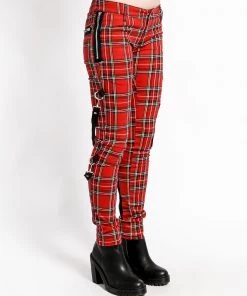 Trippnyc.com RED PLAID CHAOS PANT