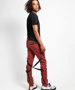 Trippnyc.com RED PLAID CHAOS PANT