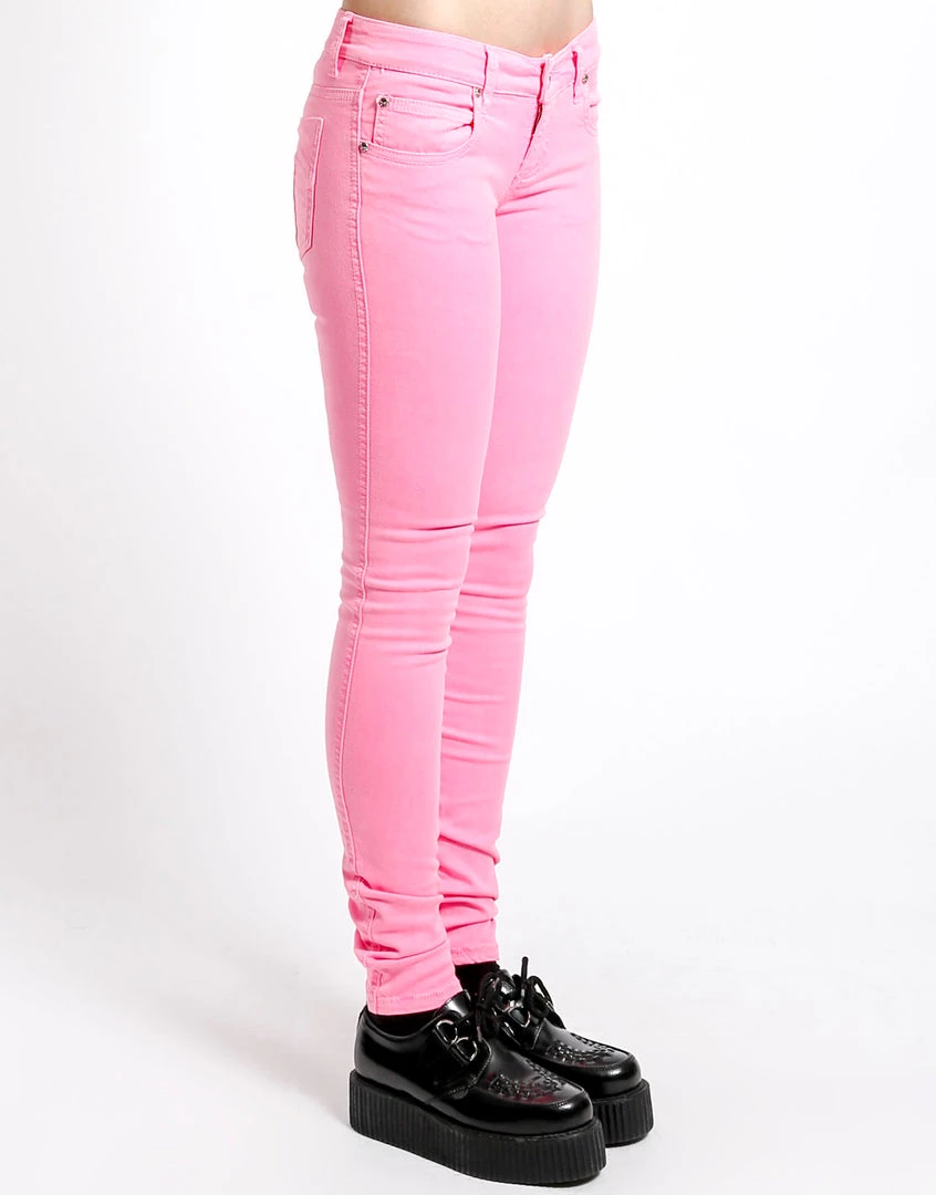 Trippnyc.com T-BACK JEAN NEON PINK Women 3 Trippnyc.com T-BACK JEAN NEON PINK Women