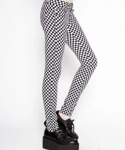 Trippnyc.com T-BACK JEAN CHECKERBOARD Women