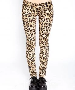 Trippnyc.com T-BACK JEAN NATURAL LEOPARD Women