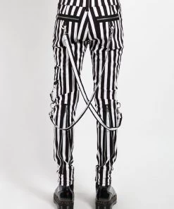 Trippnyc.com Women CLASSIC SLIM LEG BONDAGE PANT MEDIUM STRIPE 15 Trippnyc.com Women CLASSIC SLIM LEG BONDAGE PANT MEDIUM STRIPE