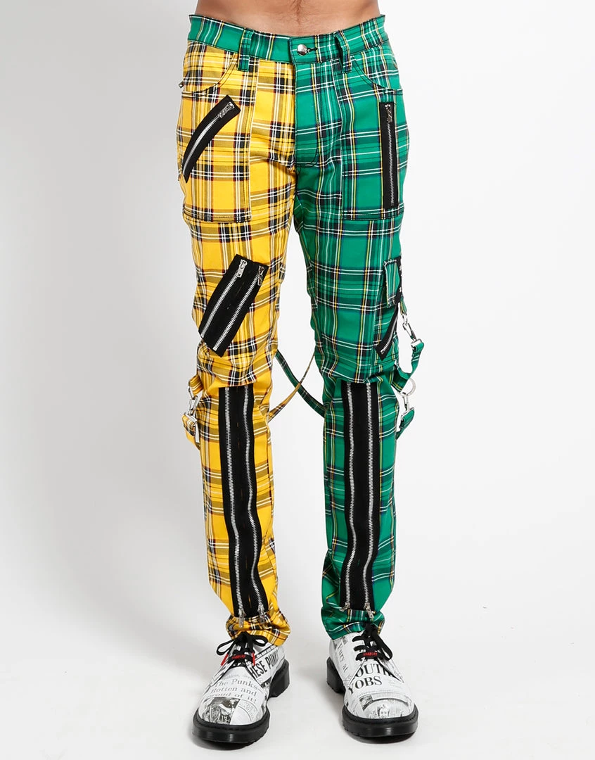 Trippnyc.com MADNESS PANT YELLOW/GREEN PLAID 5 Trippnyc.com MADNESS PANT YELLOW/GREEN PLAID