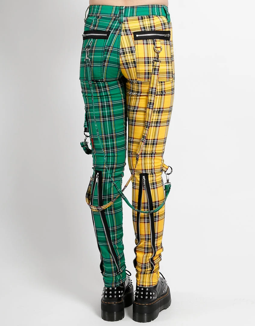 Trippnyc.com MADNESS PANT YELLOW/GREEN PLAID 4 Trippnyc.com MADNESS PANT YELLOW/GREEN PLAID