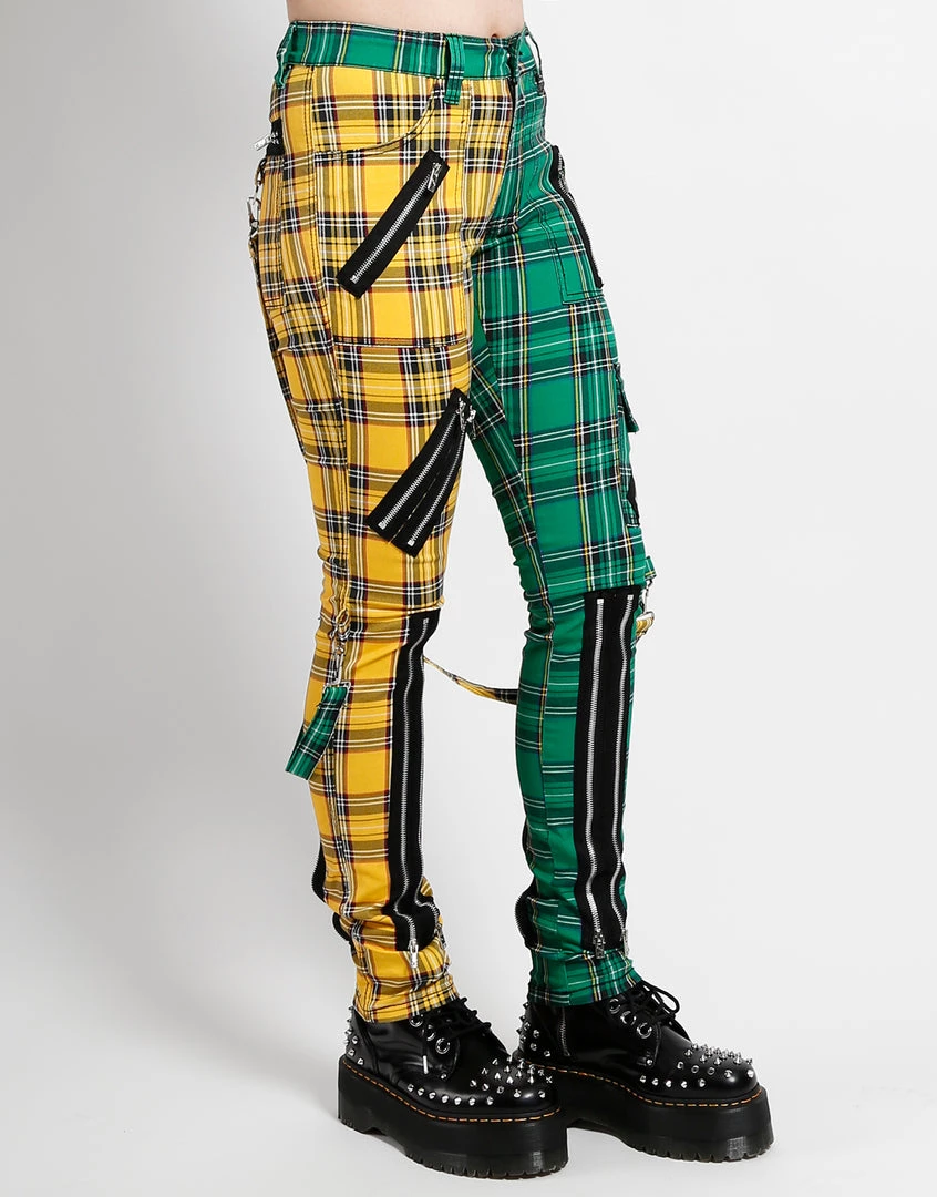 Trippnyc.com MADNESS PANT YELLOW/GREEN PLAID 3 Trippnyc.com MADNESS PANT YELLOW/GREEN PLAID