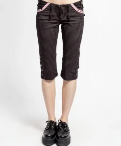 Trippnyc.com PINSTRIPE KNEE SHORT