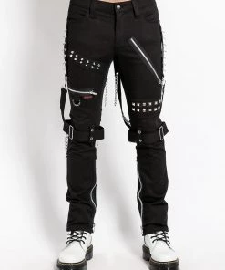 Trippnyc.com Women STUDDED BONDAGE PANT