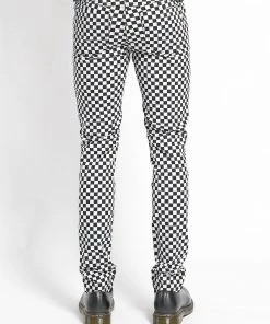 Trippnyc.com ROCKER JEAN CHECKERBOARD
