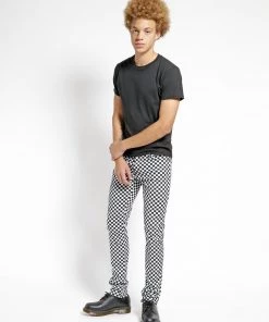 Trippnyc.com ROCKER JEAN CHECKERBOARD