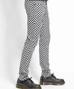 Trippnyc.com ROCKER JEAN CHECKERBOARD
