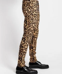 Trippnyc.com Men LEOPARD ROCKER JEAN