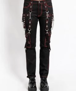 Trippnyc.com Women NO EXCUSE PANT RED