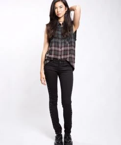 Trippnyc.com SIDE LACE JEAN Women