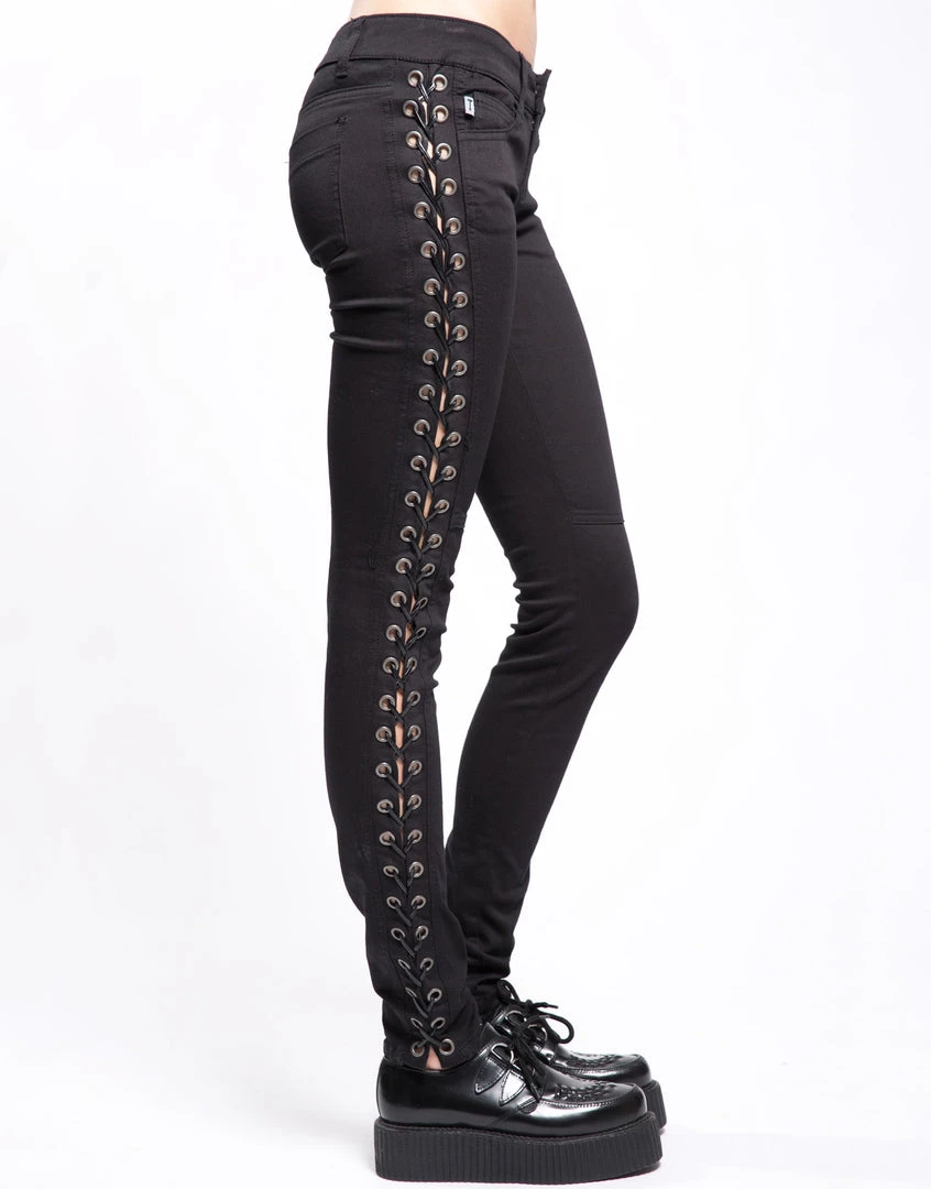 Trippnyc.com SIDE LACE JEAN Women 3 Trippnyc.com SIDE LACE JEAN Women