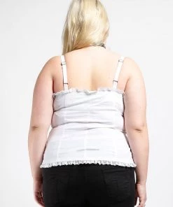 Trippnyc.com CURVE SKULL EMBROIDERY CORSET Women