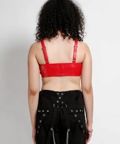 Trippnyc.com BUCKLE EXTRA CROP TOP