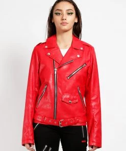 Trippnyc.com CLASSIC RED MOTO Women