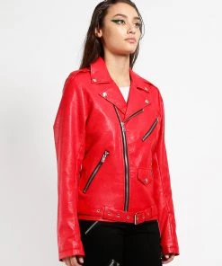 Trippnyc.com CLASSIC RED MOTO Women