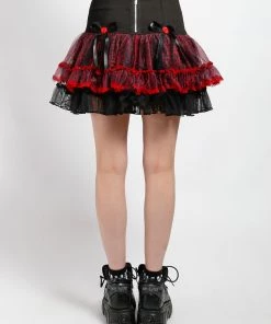 Trippnyc.com TUTU SKIRT RED LEOPARD