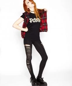 Trippnyc.com Women ADULT PUNK LOGO TEE