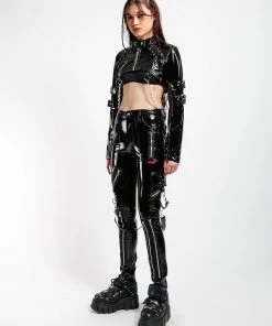 Trippnyc.com VINYL RAGE PANT Women