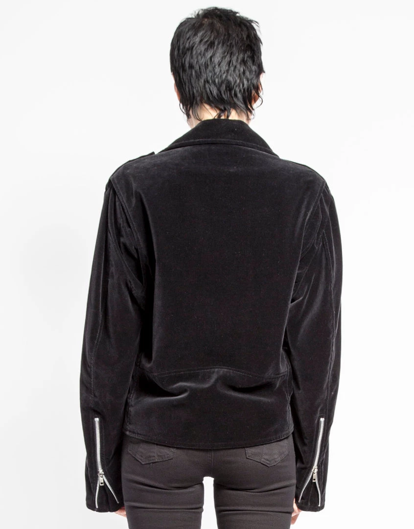 Trippnyc.com Women VELVET MOTO JACKET 4 Trippnyc.com Women VELVET MOTO JACKET