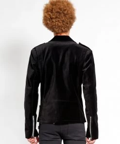 Trippnyc.com Women VELVET MOTO JACKET 15 Trippnyc.com Women VELVET MOTO JACKET